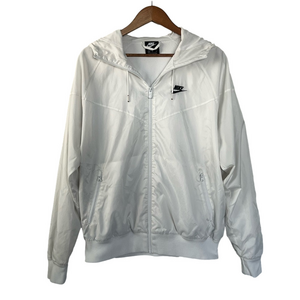 Nike Sportswear Windrunner Hooded Jacket White Size M